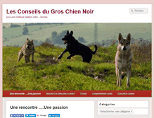 Tablet Screenshot of le-gros-chien-noir.fr